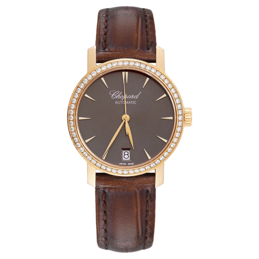 99新 Chopard/萧邦 134200-5003 18K玫瑰金原钻 腕表/WHT031067