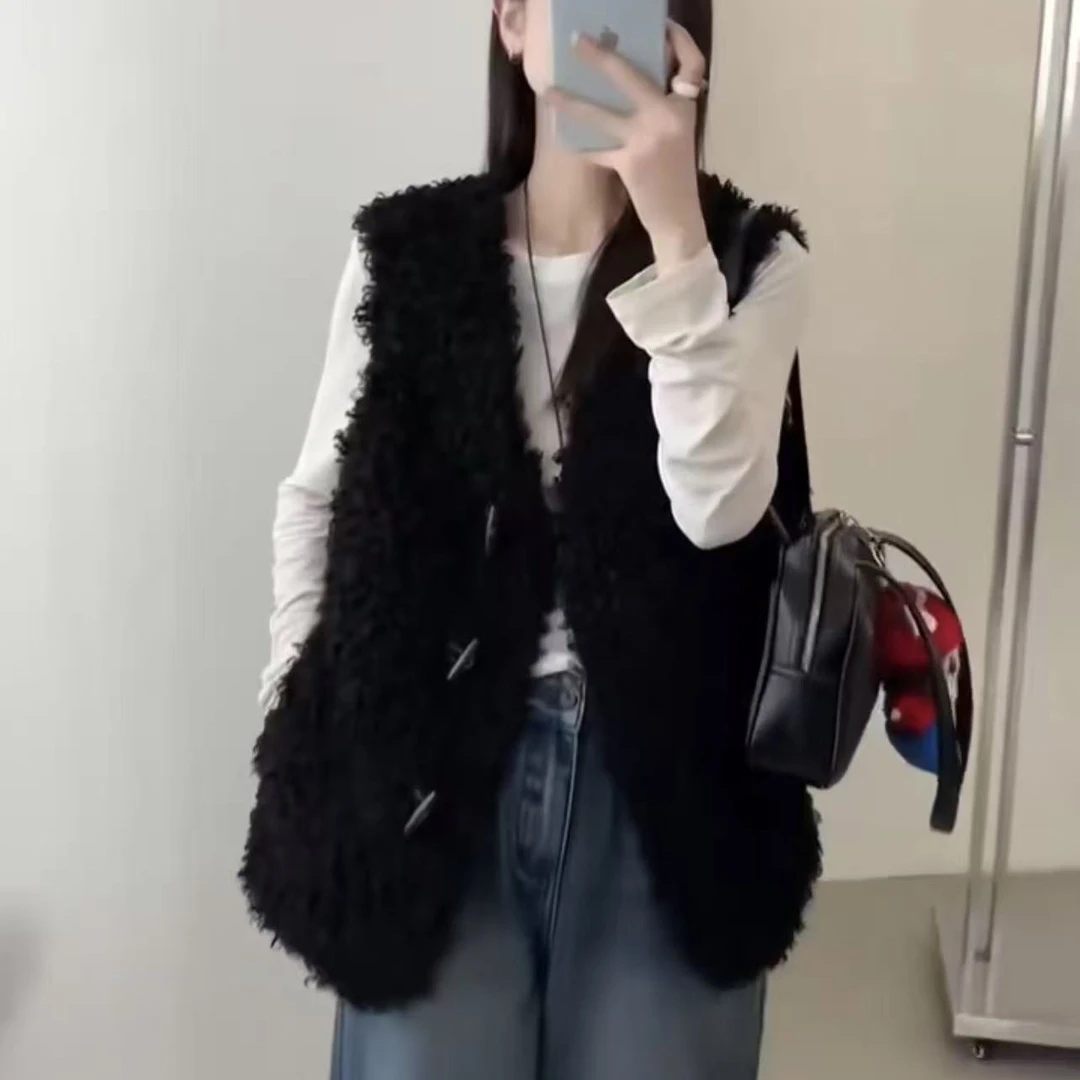 6973款保暖毛毛马甲