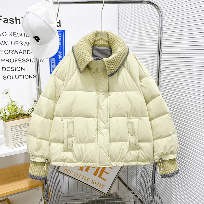 冬季新款女大童棉衣外套休闲宽松洋气保暖潮童外套zb3957简约童品