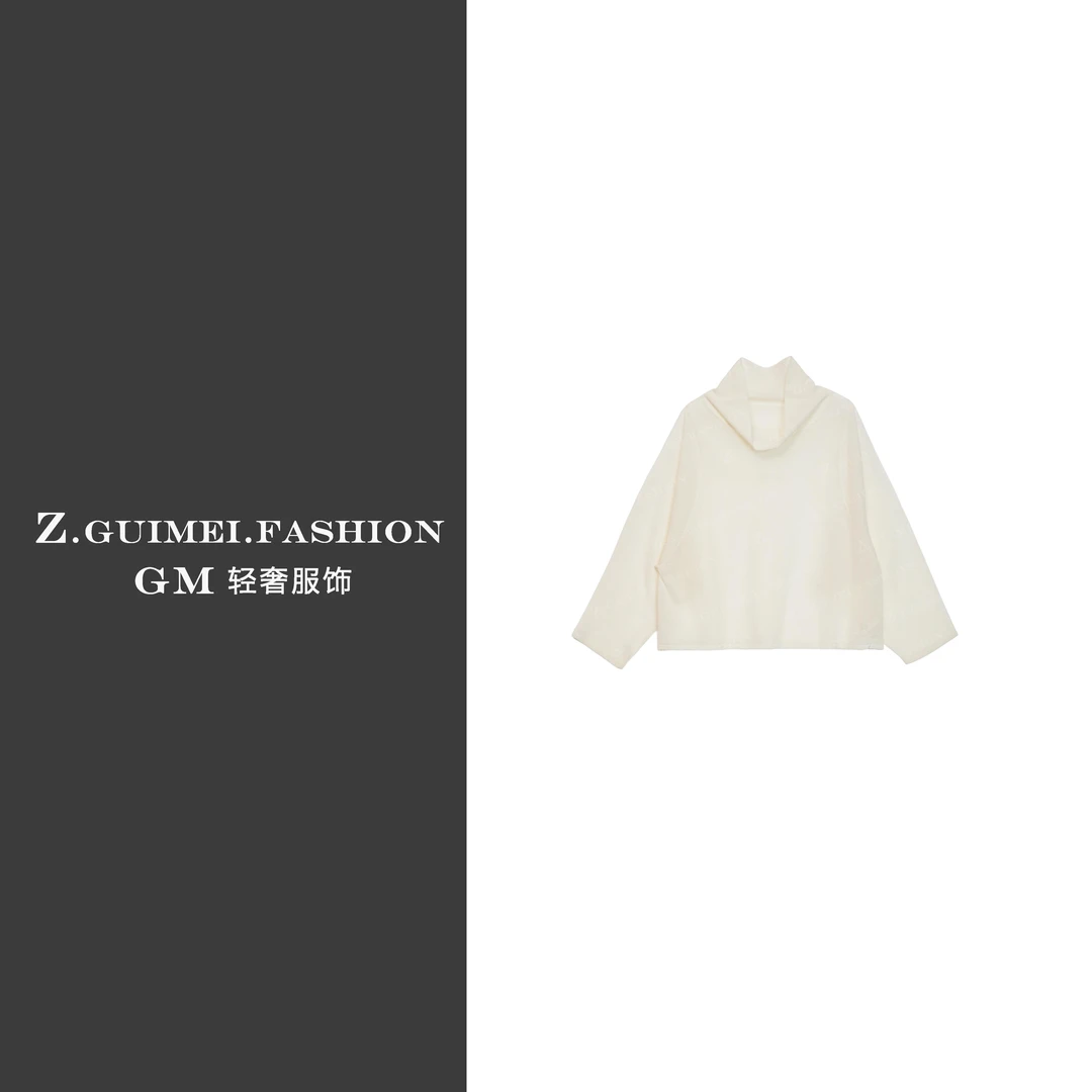 【肆姐高定】设计师款堆堆领宽松上衣X2883
