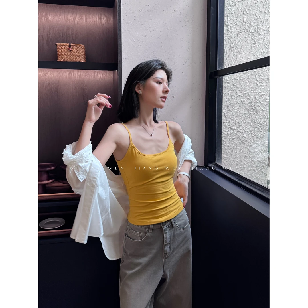 【芭菲背心】“自带胸垫”新款遮副乳外穿内搭打底背心吊带