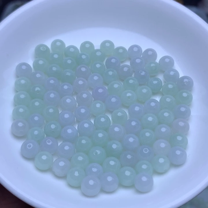 散珠翡翠卡6.3冰绿白50个