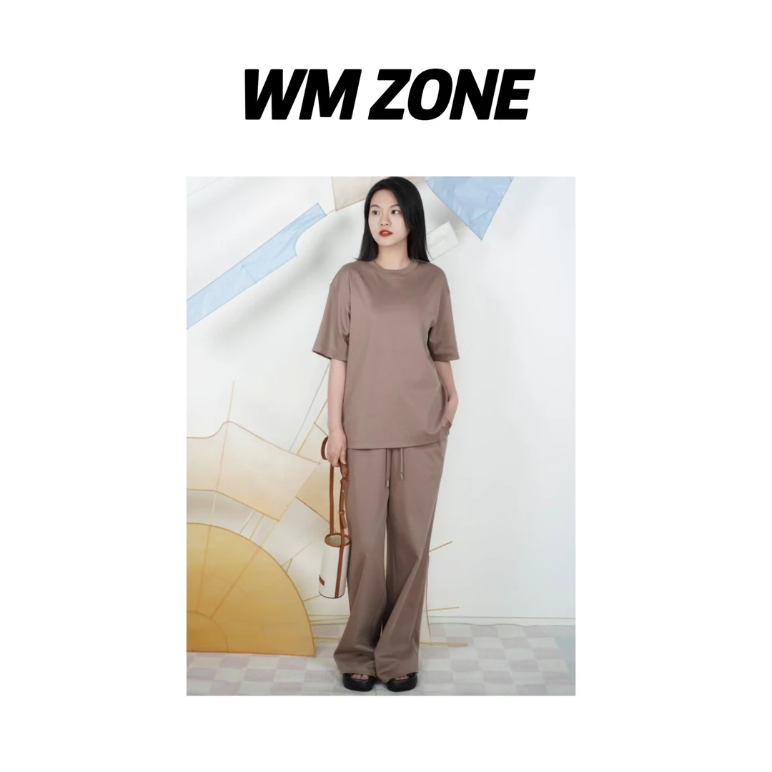 虎儿 2570 胶印圆领宽松休闲套装