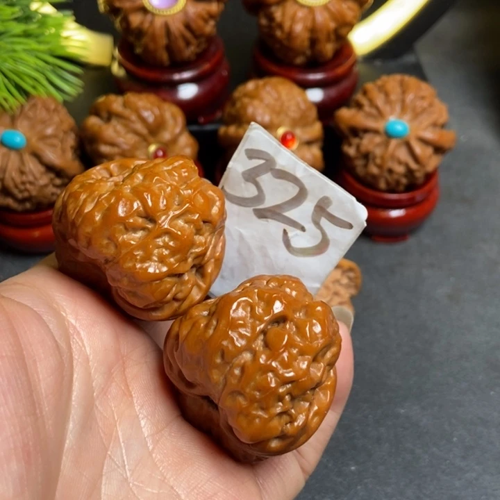 文玩核桃把件36蛤蟆325