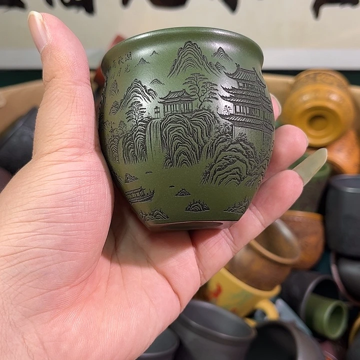 茶杯紫砂全手工紫砂主人杯
