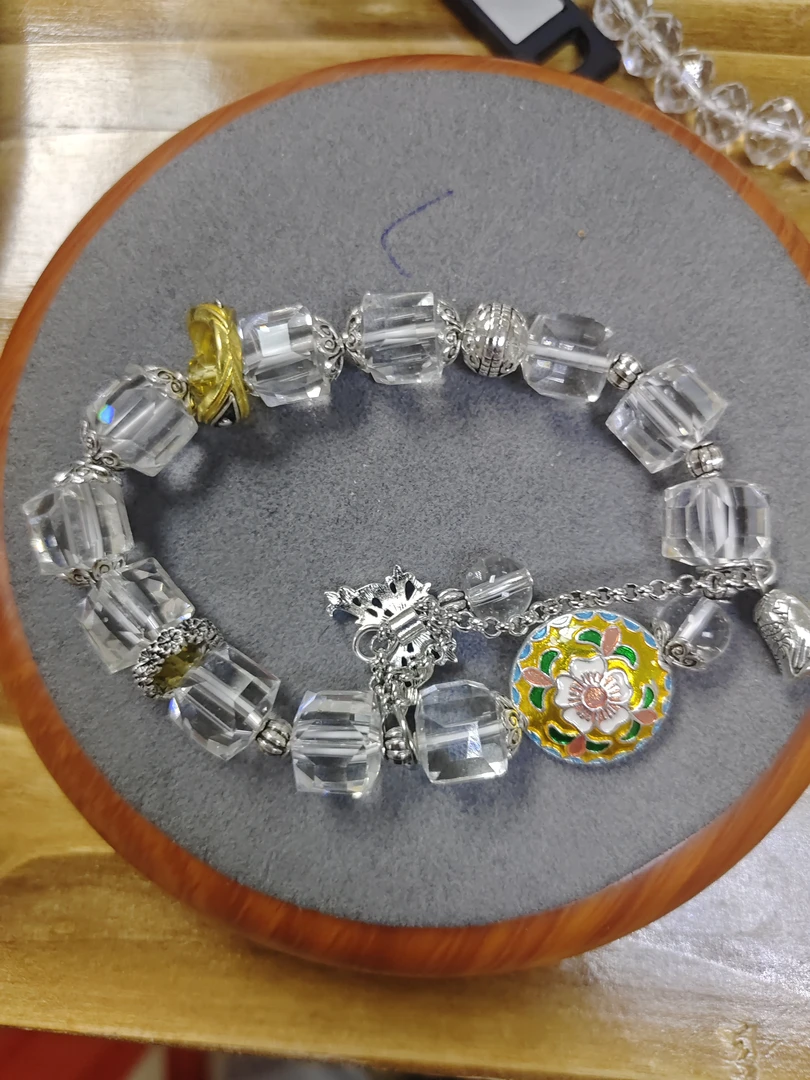 356号白色刻面手串