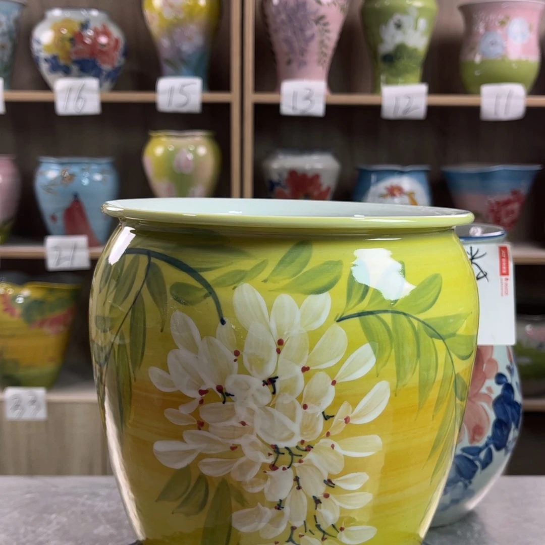 景德镇陶瓷花盆花盆