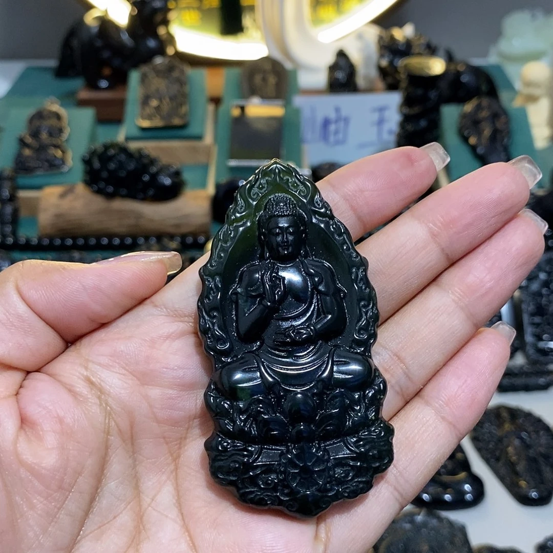 ༻***༺蛇纹石玉未镶嵌颈饰