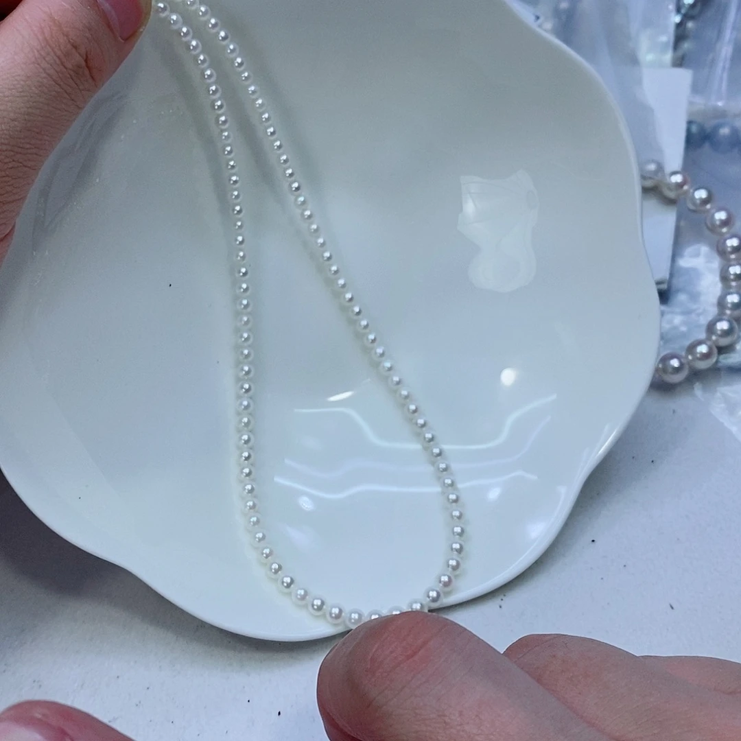海水珍珠颈饰银S925镶嵌