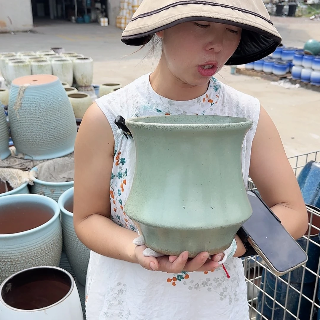 紫砂花盆王嫂花盆0928-107