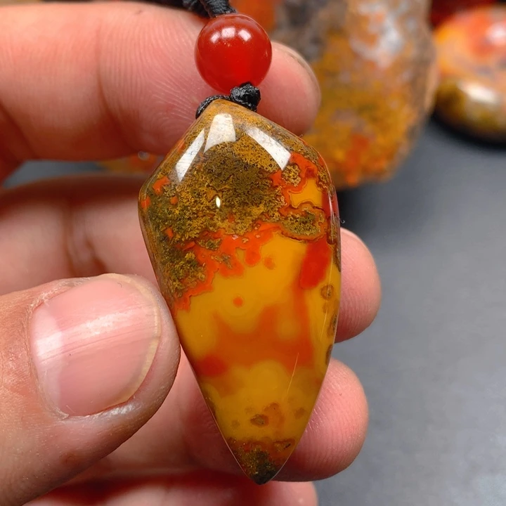 玛瑙/玉髓颈饰未镶嵌@*