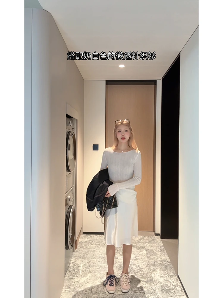 【竖坑条肌理感】轻薄针织长袖365