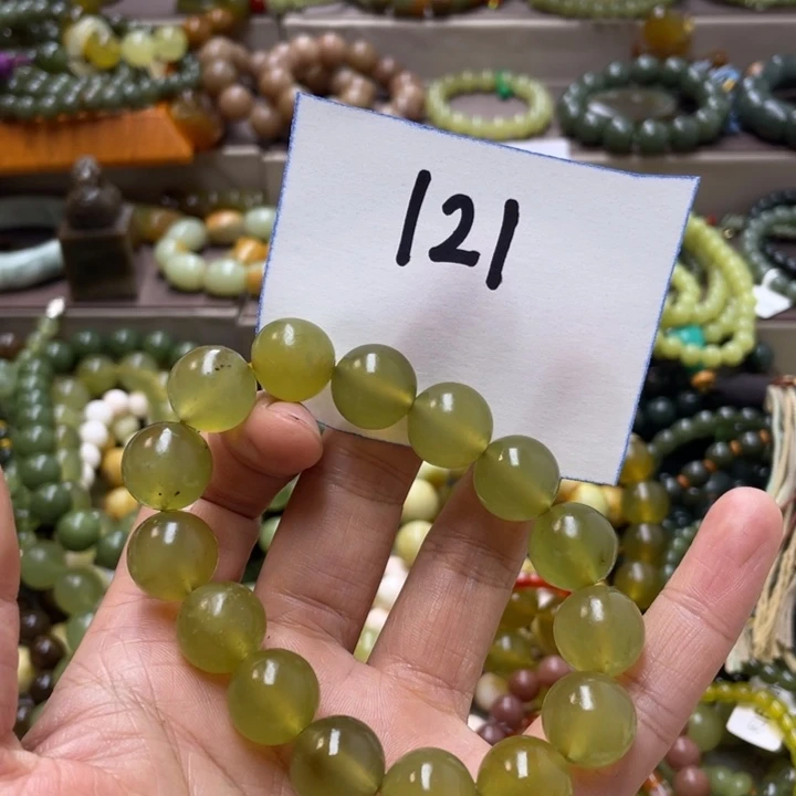 未镶嵌透闪石-蛇纹石玉手链