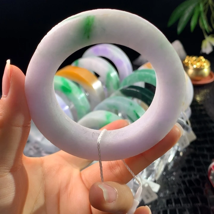 定制翡翠未镶嵌宽版
