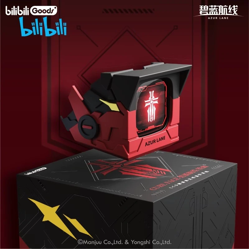 官方正版bilibiligoods新品CUBE FACE碧蓝航线铁血LCD触屏耳机