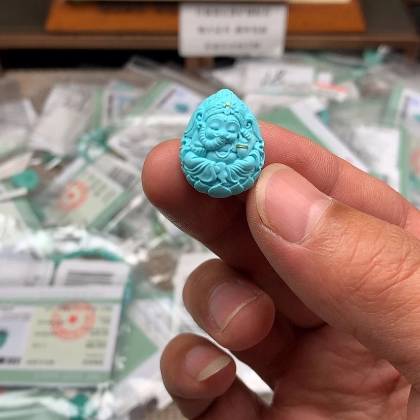 【闪购商品】未镶嵌绿松石颈饰21