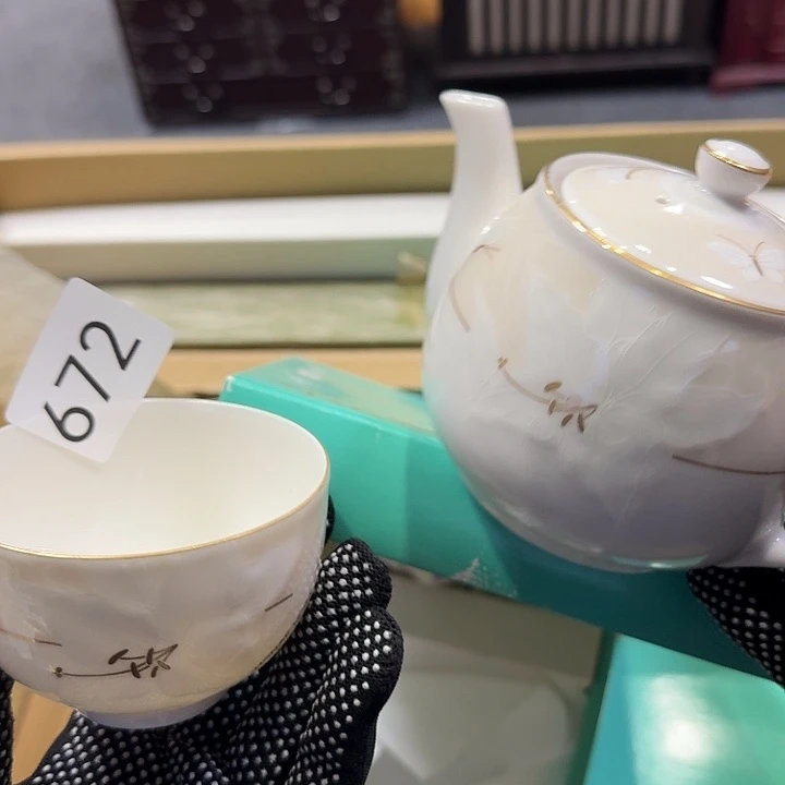 瓷片很好看的茶壶套装