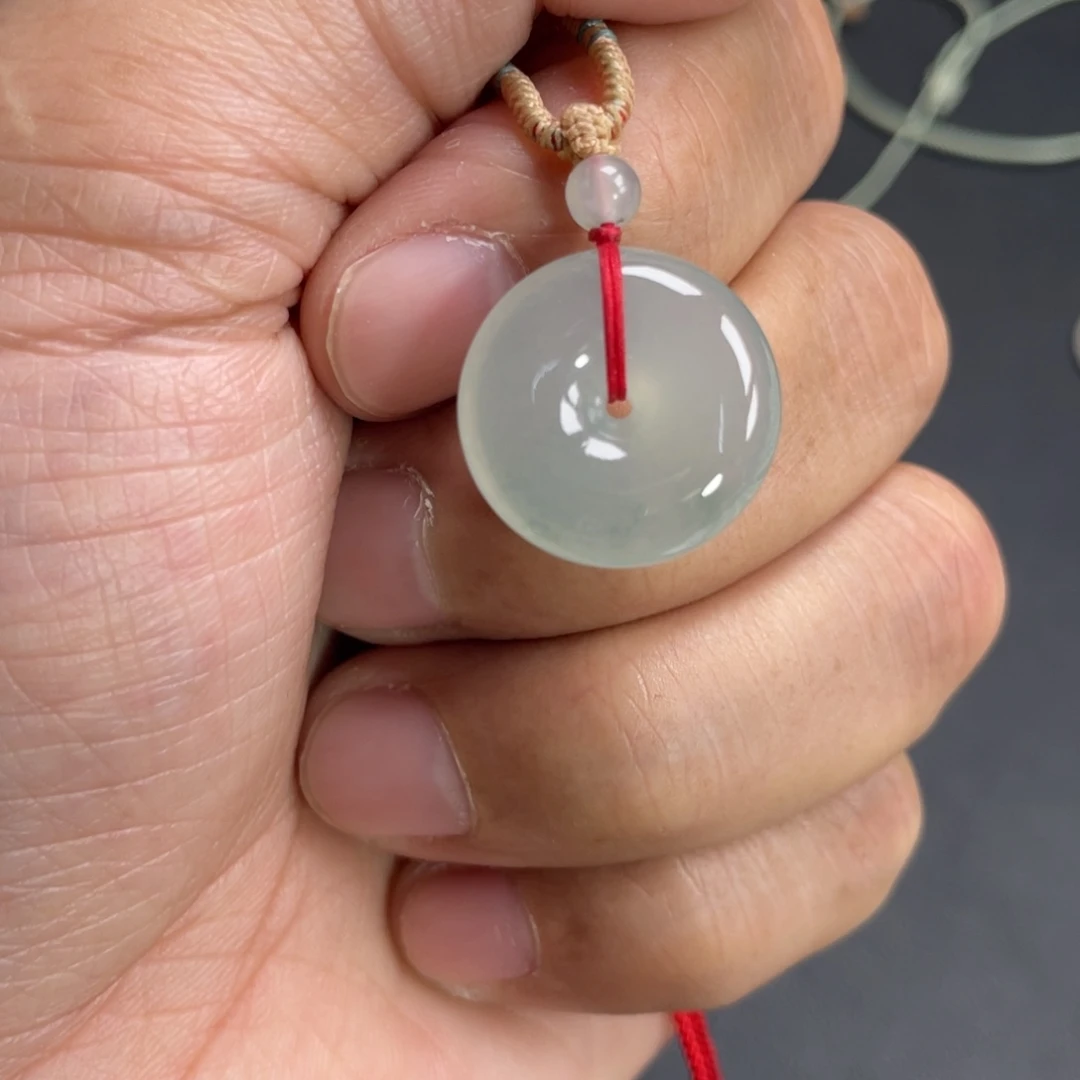 翡翠未镶嵌颈饰18.9+6.1