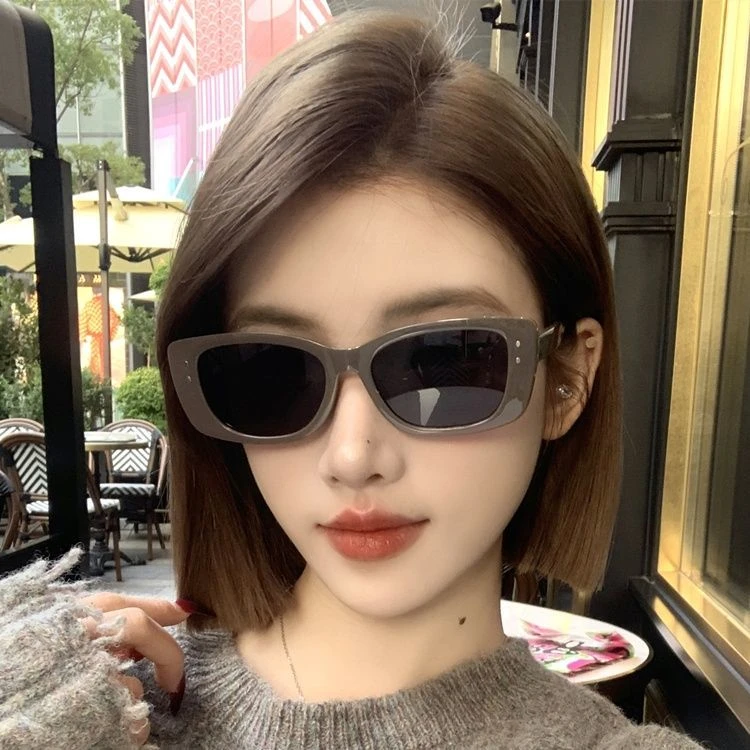 墨镜女2024新款猫眼美式复古痞帅韩版高级感小脸防紫外线太阳镜潮