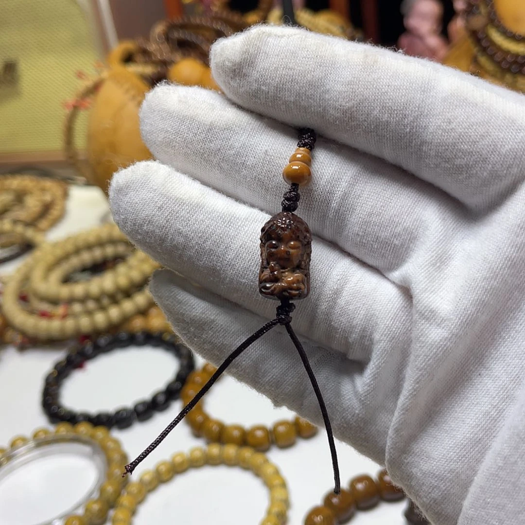 手串星月菩提雕刻楼兰公主侧挂多用型