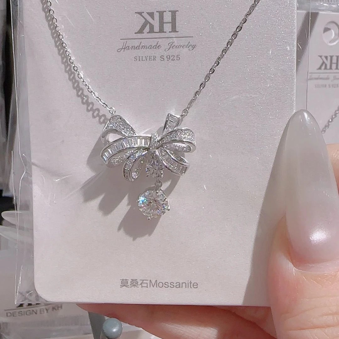锆石铜合金925银项链