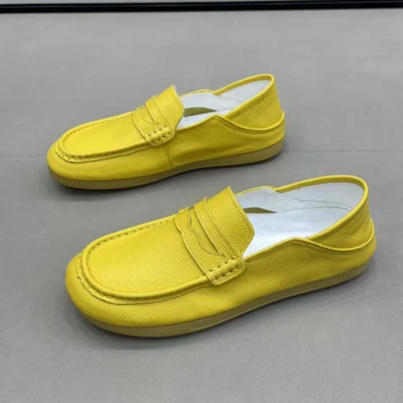 男士乐福鞋潮流一脚蹬懒人鞋男软底豆豆鞋男款开车鞋鞋沙滩豆豆鞋