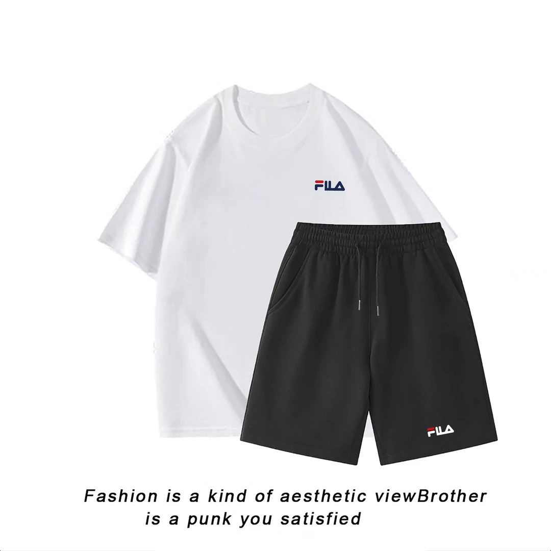 【新品首发Y】宽松夏季短袖短裤两件套休闲装搭配套装