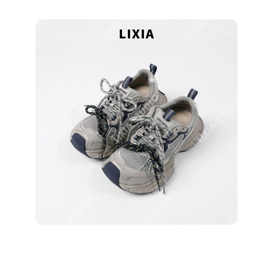 LIXIA【漫游】时尚潮流个性双鞋带设计休闲鞋-D9113