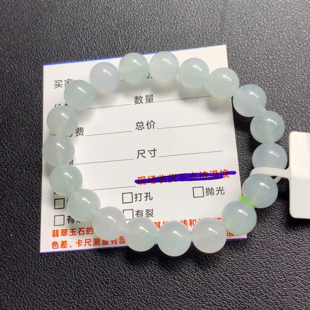 翡翠未镶嵌颈饰手串