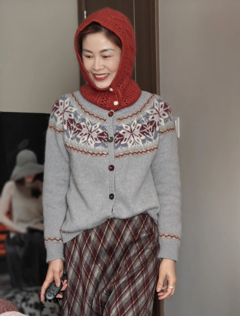 【风帽】 手工DIY编织材料  羊绒马海毛柔软亲肤