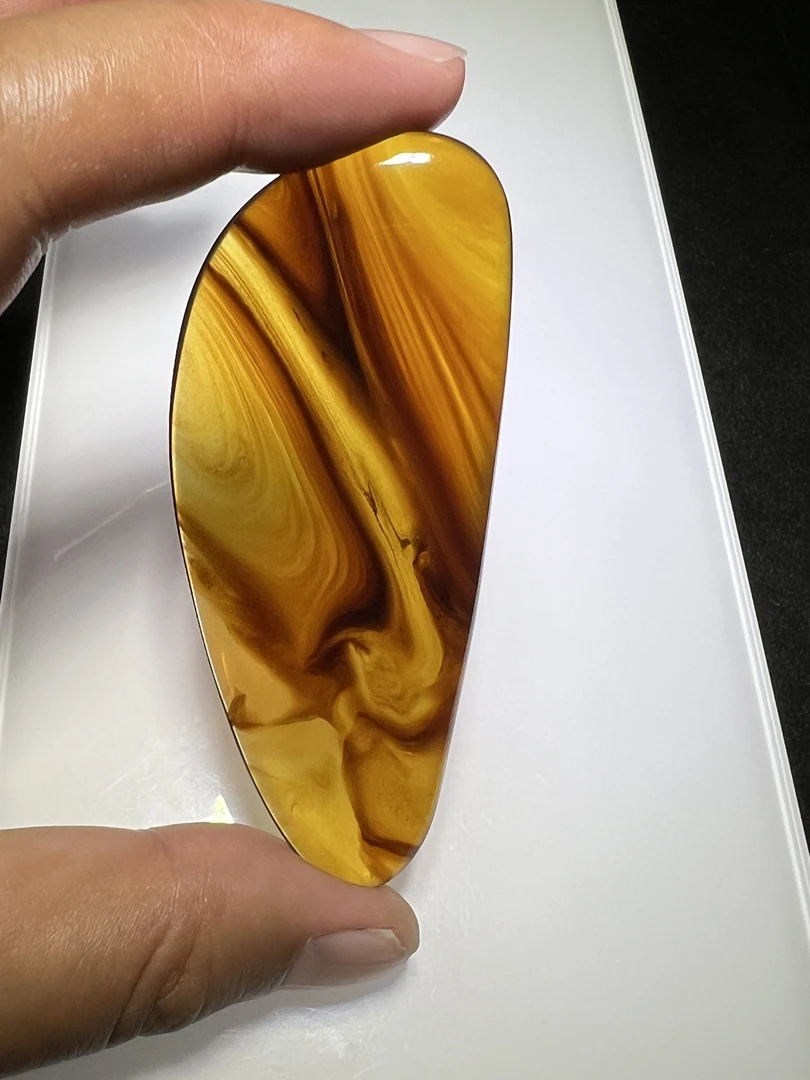 天然缅甸琥珀刮板