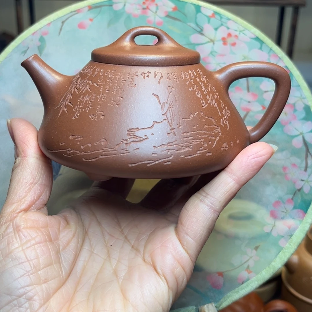 *****茶壶紫砂手工制作原矿紫砂