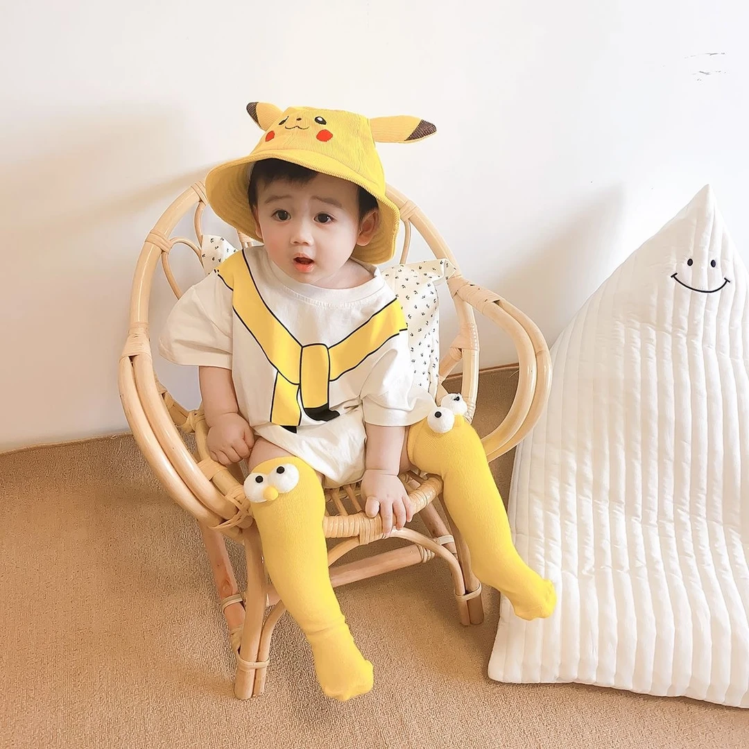 纯棉包屁套装 皮卡丘