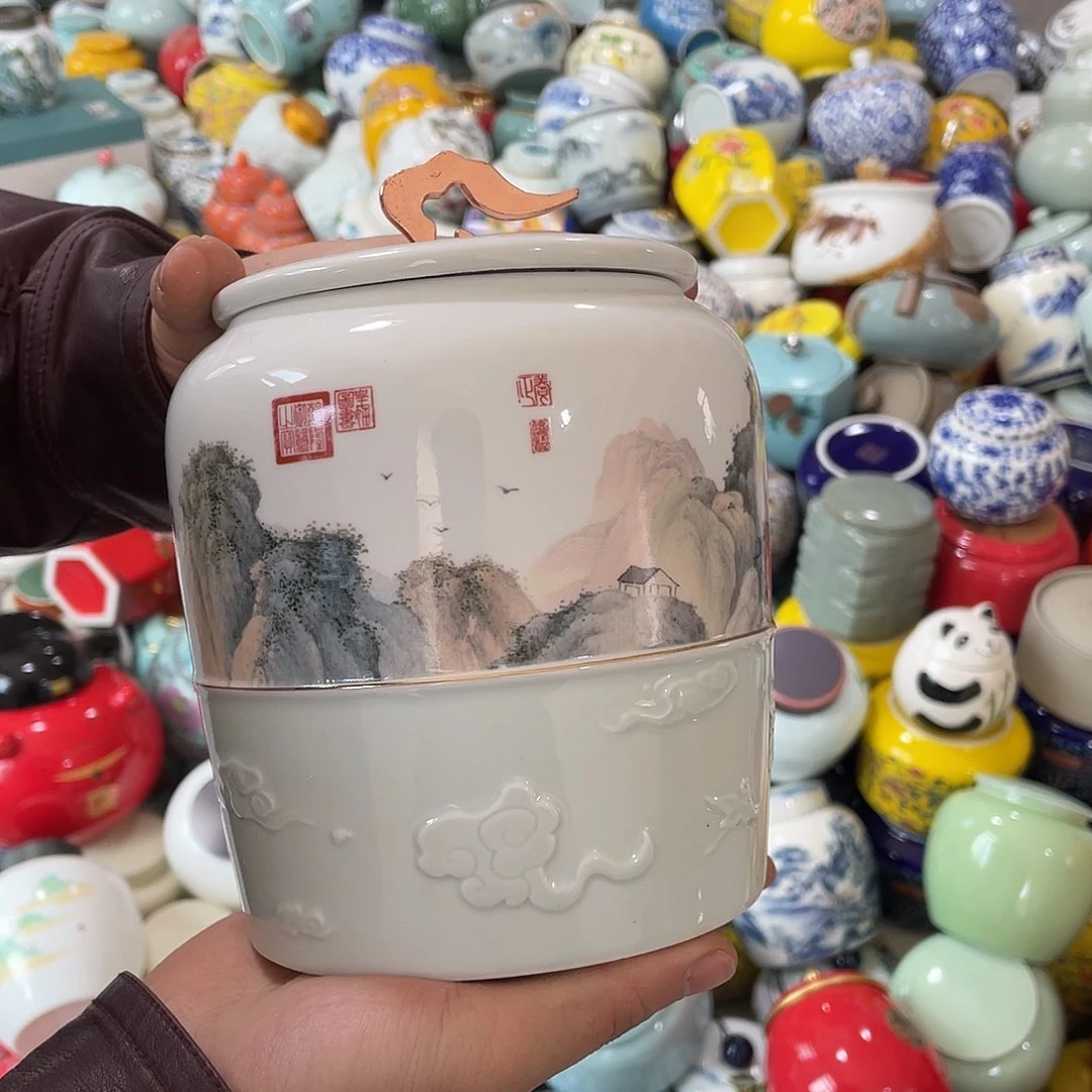 陶瓷罐茶叶罐密封罐