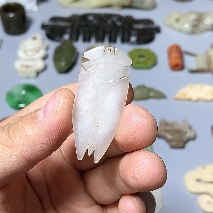 和田玉未镶嵌颈饰13