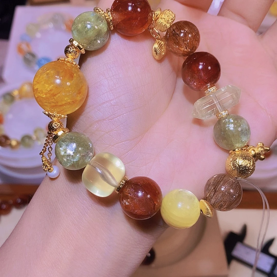 蕾***水晶未镶嵌手链手串