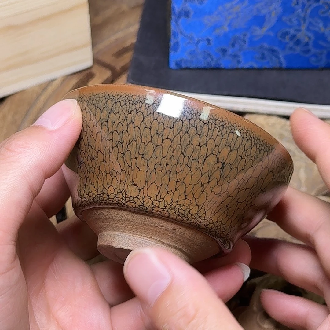 茶盏陈大鹏9.5单色黄鹧鸪