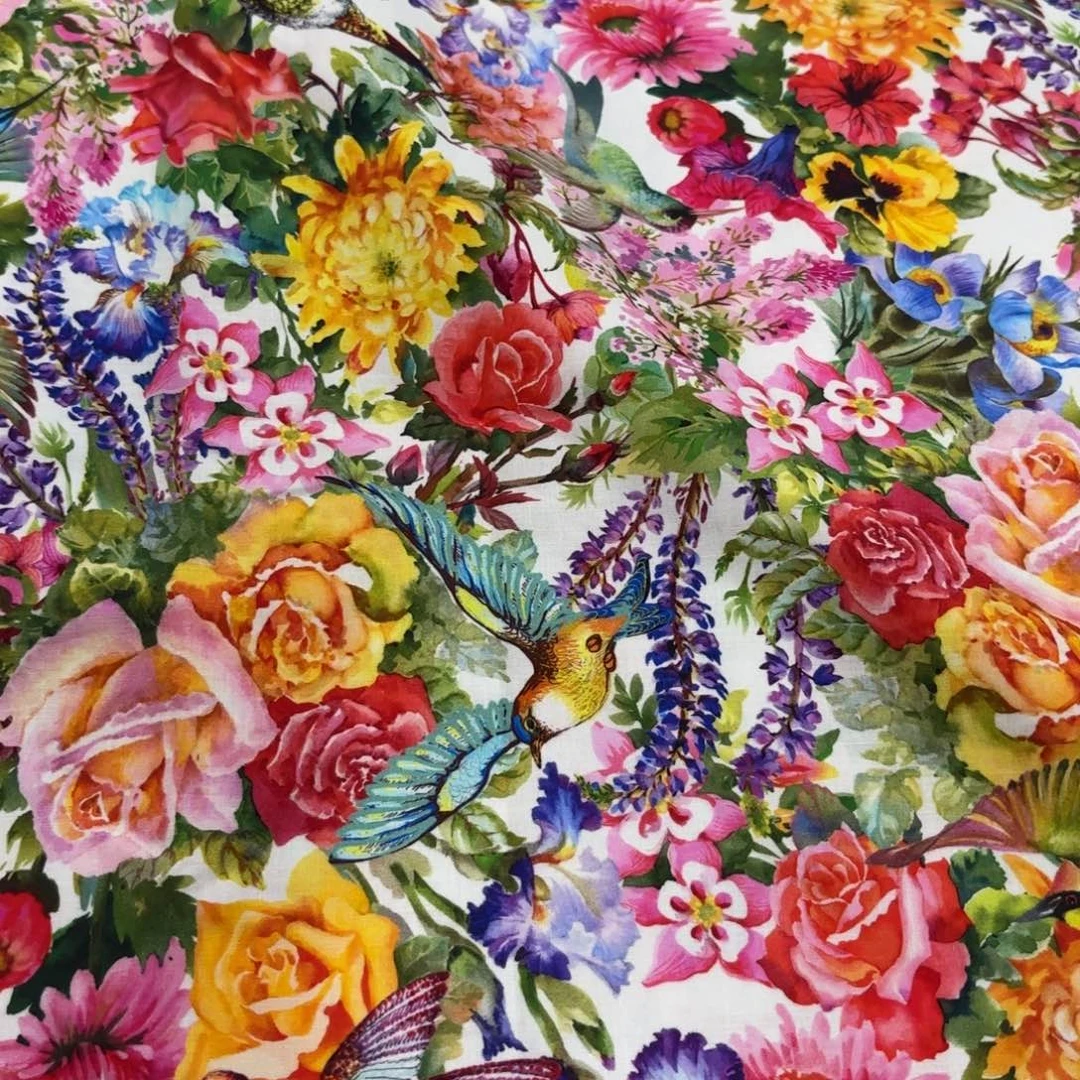 棉微笑专拍2米大花