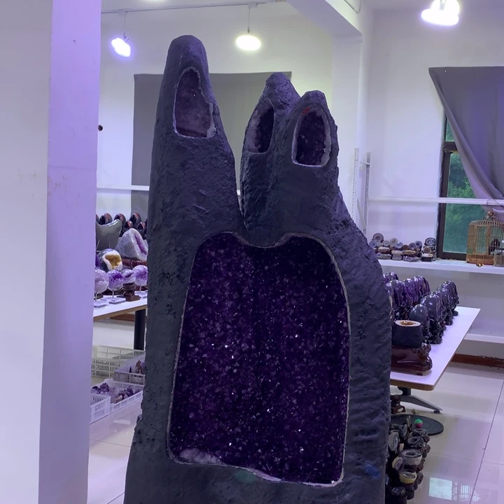 未镶嵌大型摆件（非配饰）紫晶