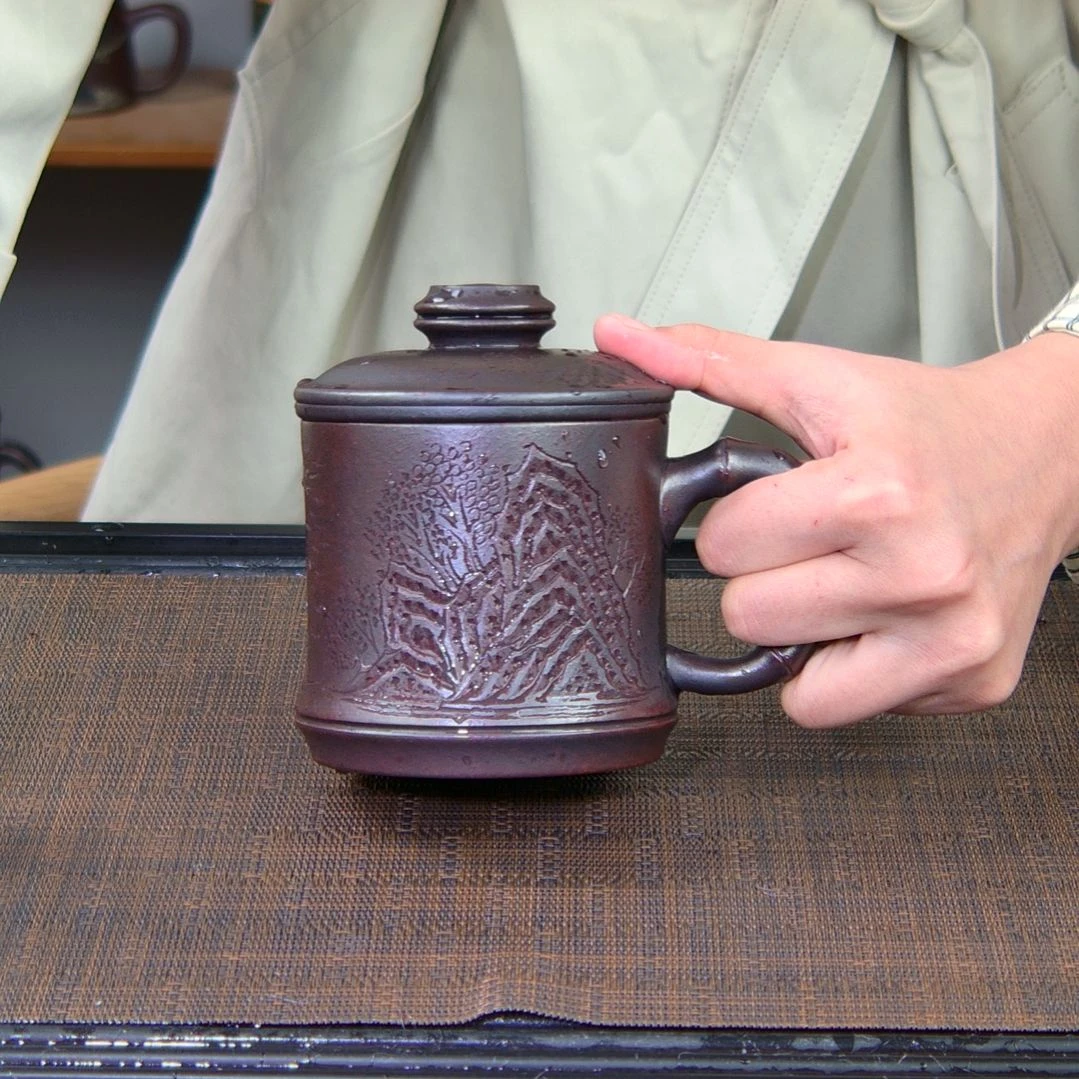 茶杯紫砂高货放漏