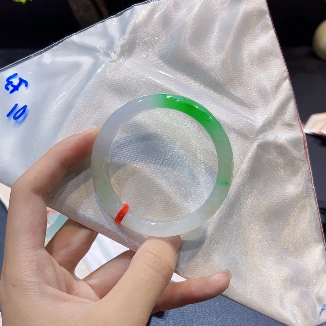 未镶嵌手镯翡翠翡翠手镯53圈口