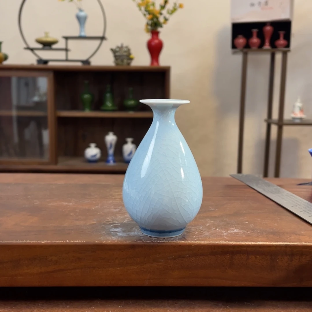 瓷片陶瓷艺术小花瓶