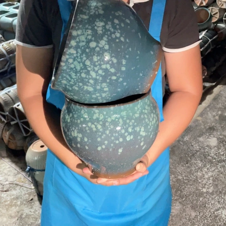 紫砂花盆口18高19正品正品