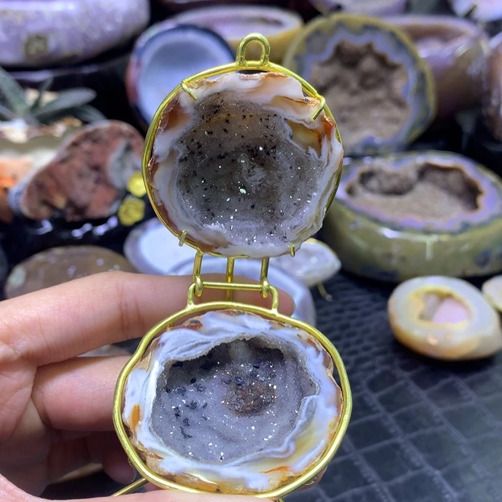 水晶福利蚕丝盆未镶嵌