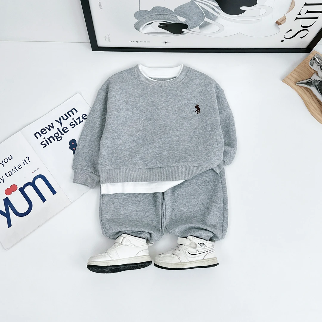 男童套装2025新款春装儿童春秋季两件套潮 FB25060 悠悠童话童装