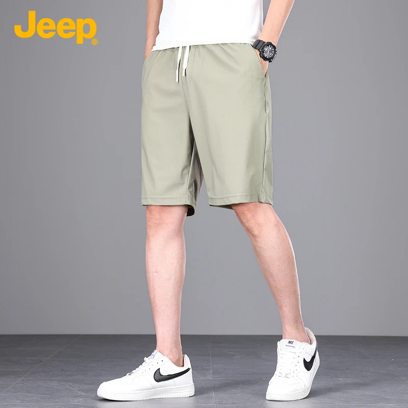 JEEP/吉普男式夏季新款宽松休闲男款百搭舒适薄款短裤715