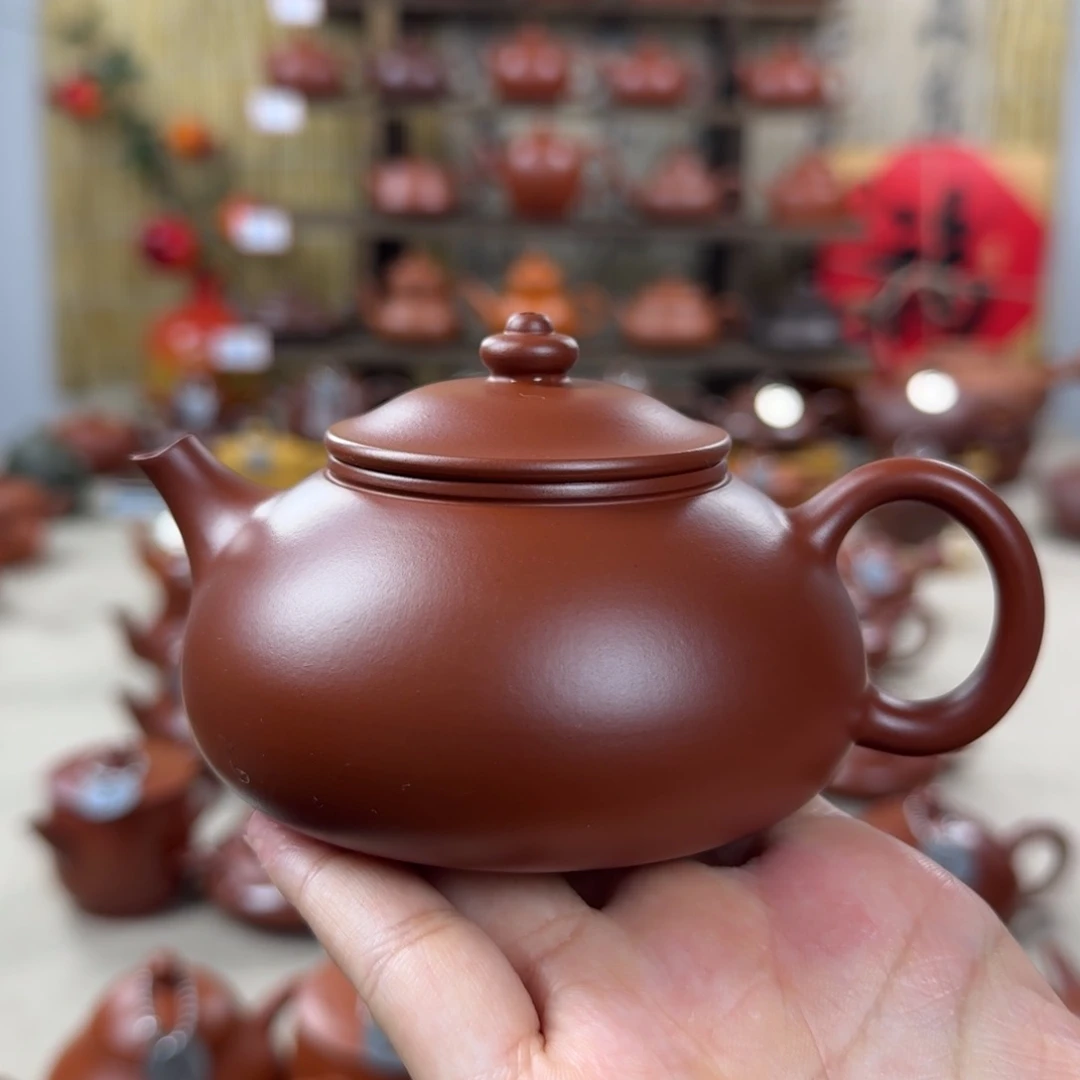 紫砂茶壶寒江壶150cc 佘老师