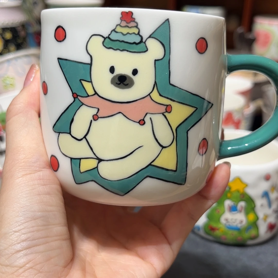 杯子景德镇陶瓷手工手绘