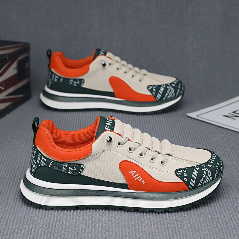 【设计师款】男鞋2025秋冬新款时尚休闲阿甘鞋潮流厚底百搭运动板鞋