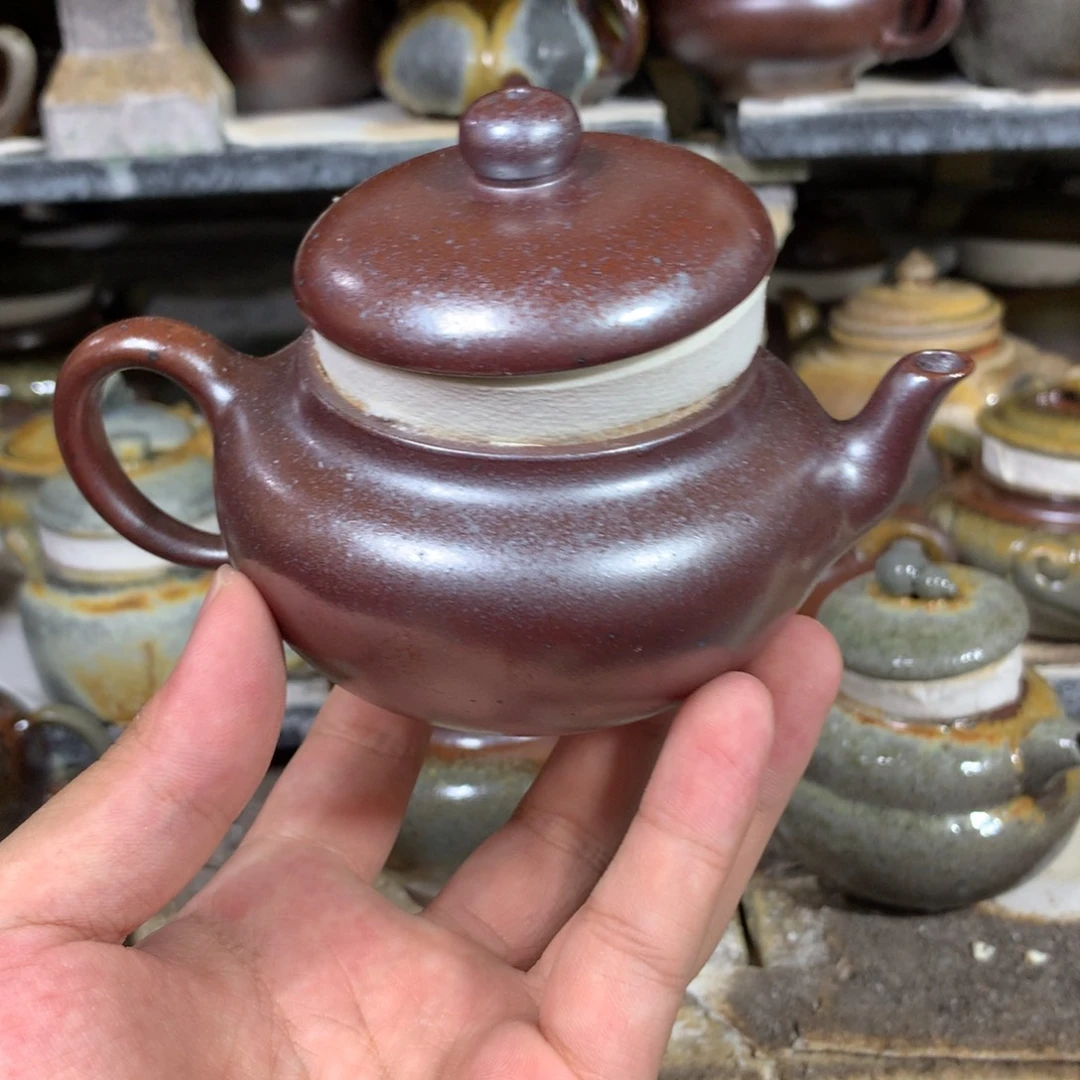 紫砂茶壶纯自然柴烧